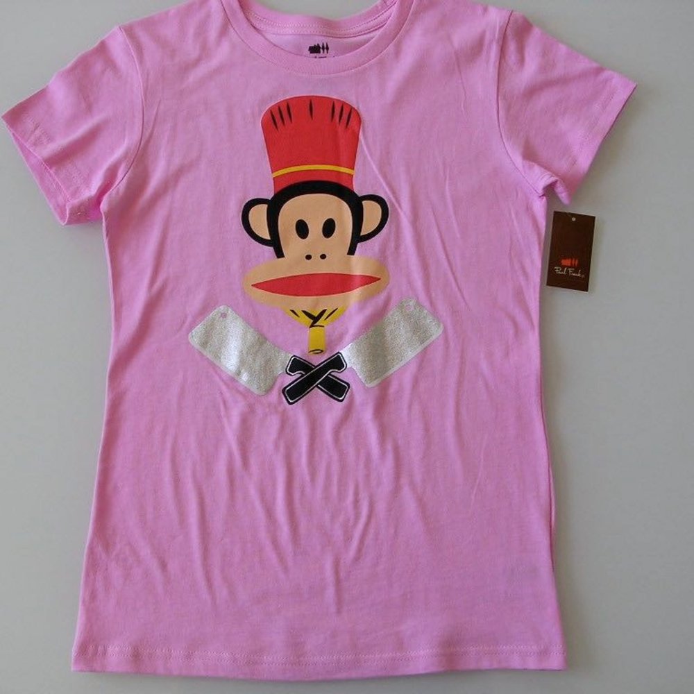GENUINE PAUL FRANK JULIUS COMPETITIVE CHEF T-SHIRT PINK